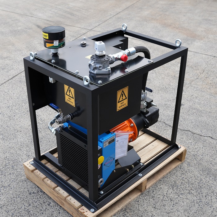 Compact Lubrication system with tank and frame